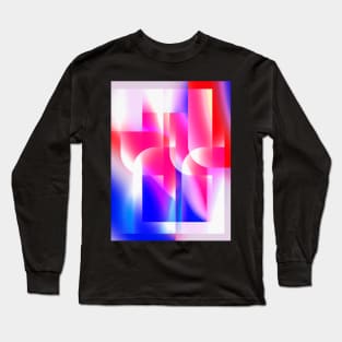 Colorful Misty Gradient 03 - Windows Long Sleeve T-Shirt